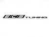 ES#4707 - ECS1X8WSBLK - Black ECS Tuning Window Sticker - Priced Each - 1"x8" window sticker - Show some love for your favorite tuning company - ECS - Audi BMW Volkswagen Mercedes Benz MINI Porsche