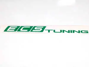 Green ECS Tuning Window Sticker - Priced Each