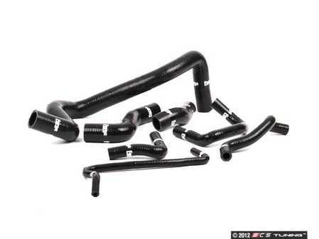 ES#1843968 - FMKC005 - 7 Piece Silicone Coolant Hose Kit - Black - Replace your stock rubber hoses with silicone - Forge - Volkswagen
