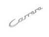 ES#1505661 - 99755923700 - "Carrera" Logo - Titanium Lacquer - Carrera emblem for engine lid - Genuine Porsche - Porsche