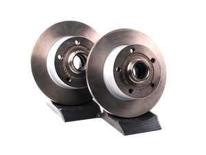 ES#2570247 - 8D0615601BKT - Rear Brake Rotors - Pair (245x10) - Restore the stopping power in your vehicle - Genuine Volkswagen Audi - Audi