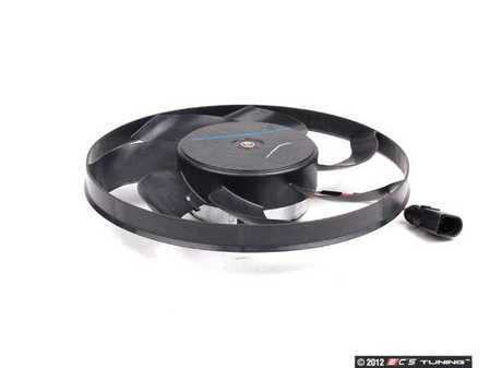 ES#2553327 - 1KM959455E - Auxiliary Fan Assembly - 295mm - Smaller of the two fans found behind the radiator - Genuine Volkswagen Audi - Audi Volkswagen
