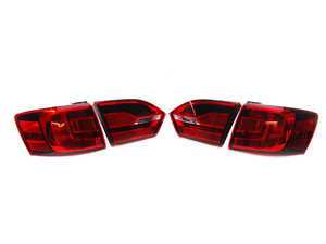 ES#2561640 - 5C6945093BGLIKT - GLI Tail Light Set - Set your car apart with the sporty styling of tinted lens GLI tail light housings - Genuine Volkswagen Audi - Volkswagen