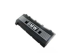 ES#18192 - 11121702857 - Cylinder Head Cover - Left - Black plastic beauty cover for the cylinder head - Genuine BMW - BMW