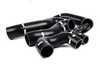 ES#2550261 - FMINT996BLK - Intercooler Upgrade Kit With Black Silicone Hoses - Cooler charge air equals bigger horsepower - Forge - Porsche