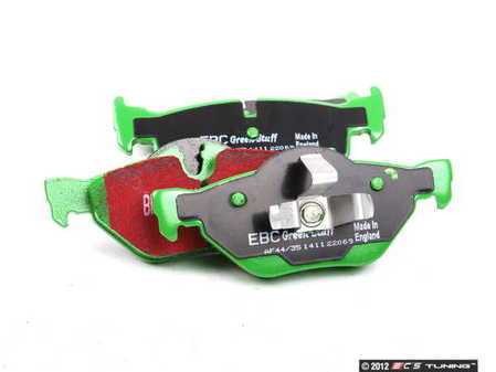 ES#2153395 - DP22069 - Rear GreenStuff Performance Brake Pad Set - Designed as a mildly upgraded pad, great for an afternoon of sporty driving - EBC - BMW