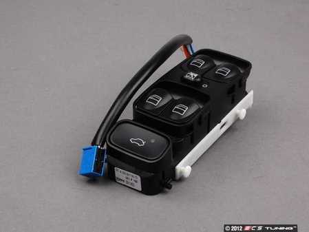 ES#1734503 - 20382106799116 - Power Window Switch Assembly - (NO LONGER AVAILABLE) - Black Dull (Color Code 9116) - Genuine Mercedes Benz - 