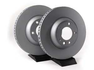 ES#2539297 - 95535140151KT4 - Front Brake Rotors - Pair (350x34) - Restore the stopping power in your vehicle - ATE - Audi Volkswagen Porsche