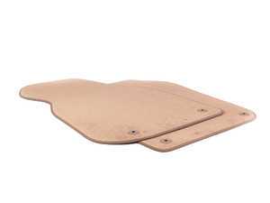 ES#370941 - 4B1061220EC2LP - Front Carpeted Floor Mats - Melange - Keep your interior carpet protected - Genuine Volkswagen Audi - Audi