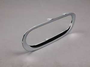 ES#76010 - 51122753653 - Trim Ring - Chrome - Located around the center light on the lower bumper - Genuine MINI - MINI