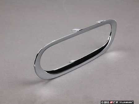 ES#76010 - 51122753653 - Trim Ring - Chrome - Located around the center light on the lower bumper - Genuine MINI - MINI