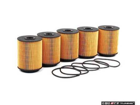 ES#1892176 - 021115562A - Oil Filter Kit - Pack Of 5 - Stock up and save! - Mann - Audi Volkswagen