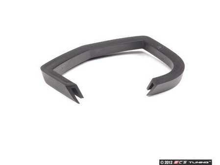 ES#111931 - 51437056389 - Exterior Securing Ring - Left - Schwarz/Black, secures the wind fairing to the back of the seats - Genuine BMW - BMW