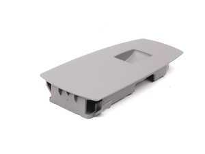 ES#98401 - 51413415811 - Window Switch Cover - Gray - Front Right - Gray plastic trim that surrounds the window switch. - Genuine BMW - BMW