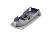 ES#98401 - 51413415811 - Window Switch Cover - Gray - Front Right - Gray plastic trim that surrounds the window switch. - Genuine BMW - BMW