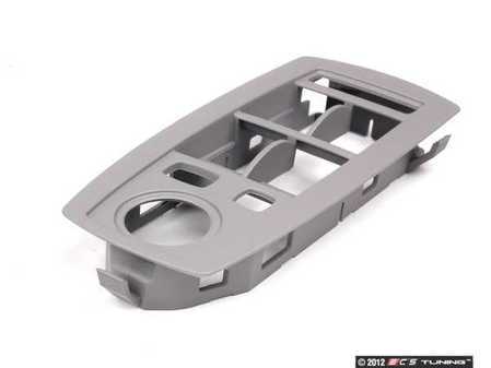 ES#98398 - 51413415805 - Door Switch Cover - Left - Grau/Gray. Trims the switches located in the drivers door panel - Genuine BMW - BMW