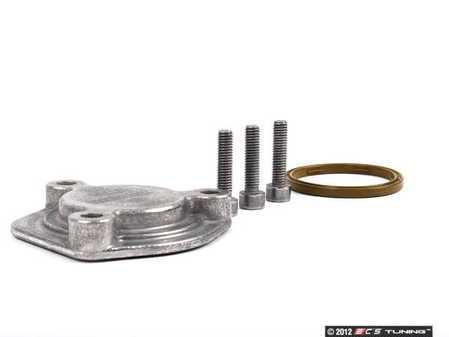 ES#2568268 - 03G103707KT1 - Oil Level Sensor Cover Kit - Includes sensor hole cover, gasket, and retaining hardware - Assembled By ECS - Audi Volkswagen