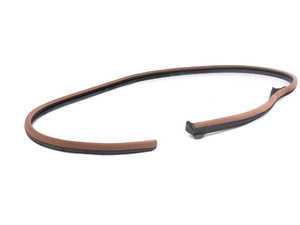 ES#129854 - 51718219553 - E36 Door Seal - Left - Dunkel Beige/Dark Beige. Rubber strip located on the lower portion of the driver's door sill - Genuine BMW - BMW