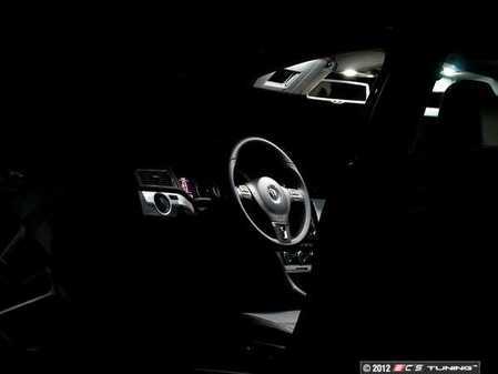ES#2575932 - PSB7INTLEDKT6 - LED Vanity Mirror Lighting Kit - See details like never before, with LED bulbs for your vanity mirrors from Ziza. - ZiZa - Volkswagen