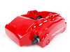 ES#1171 - MK4S2BBK-RXS - ECS Big Brake Kit - Stage 2 - Cross Drilled & Slotted Rotors (312x25) - (NO LONGER AVAILABLE) - Four piston Red Porsche Boxster caliper, caliper carrier, pads, sensors, exact-fit stainless steel lines, and hardware - ECS - 