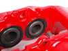 ES#1171 - MK4S2BBK-RXS - ECS Big Brake Kit - Stage 2 - Cross Drilled & Slotted Rotors (312x25) - (NO LONGER AVAILABLE) - Four piston Red Porsche Boxster caliper, caliper carrier, pads, sensors, exact-fit stainless steel lines, and hardware - ECS - 