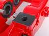 ES#1171 - MK4S2BBK-RXS - ECS Big Brake Kit - Stage 2 - Cross Drilled & Slotted Rotors (312x25) - (NO LONGER AVAILABLE) - Four piston Red Porsche Boxster caliper, caliper carrier, pads, sensors, exact-fit stainless steel lines, and hardware - ECS - 