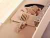 ES#112055 - 51437069161 - "B" Pillar Cover - Left - Beige - Genuine BMW - BMW