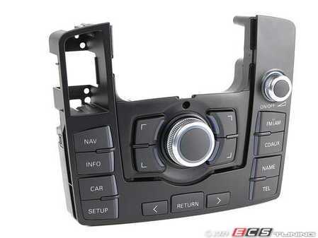 ES#398047 - 4L0919610BH77 - MMI Control Panel - 8 Button - Nero (Black) - Controls for the multi-media interface - Genuine Volkswagen Audi - Audi