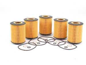 ES#1892657 - 11427542021 - Oil Filter - 5 Pack - Stock Up And SAVE! - Includes all related gaskets - Hengst - BMW