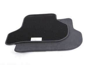 ES#315056 - 1K0061226EARYJ - Rear Carpeted Floor Mats - Anthracite - Give your vehicle a showroom feel with new floor mats - Genuine Volkswagen Audi - Volkswagen