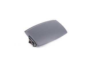 ES#438760 - 8E0857961M6PS - Rear Ashtray - Sabre (Black) - Located on the rear of the center console - Genuine Volkswagen Audi - Audi