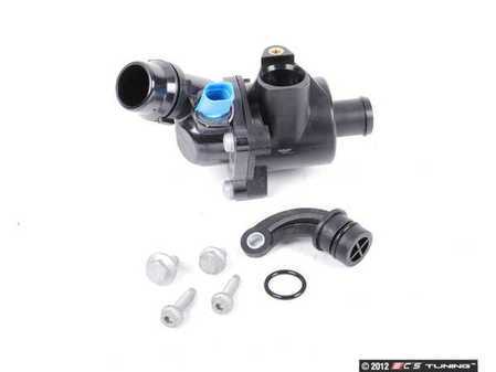ES#2574945 - 06B121111KKT - Thermostat Replacement Kit - Includes new thermostat, j-plug, o-ring, and hardware - Assembled By ECS - Audi
