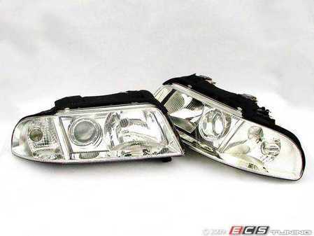 ES#457 - B5A4EHHNX - Euro Halogen Headlight Set - (NO LONGER AVAILABLE) - Upgrade to the European housings without amber indicators - Valeo - 