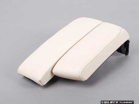 ES#88078 - 51169133814 - Split Center Armrest - Dakota Cream Beige Leather - Featuring a sliding driver's side armrest - Genuine BMW - BMW