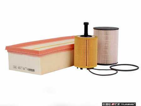 ES#2576179 - 1K0127434BMAKT - MANN Filter Maintenance Kit - 3 Piece - Includes air, fuel & oil filters. - Assembled By ECS - Volkswagen