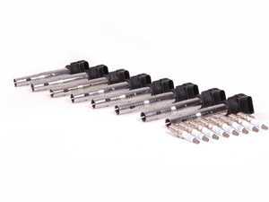 ES#2550738 - 07K905715FKT4 - Ignition Service Kit - Includes eight Bremi coils and eight Bosch spark plugs - Assembled By ECS - Audi