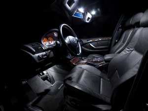 ES#2580290 - E53LEDINTKT - Master LED Interior Lighting Kit - Transform your complete interior in minutes with new LED interior bulbs from Ziza. For vehicles without panoramic roof. - ZiZa - BMW