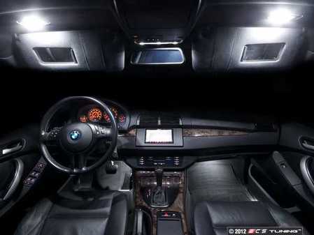 ES#2636025 - E53LEDINTKT2 - Master LED Interior Lighting Kit - Transform your complete interior in minutes with new LED interior bulbs from Ziza. For vehicles with panoramic roof. - ZiZa - BMW