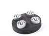 ES#64268 - 36110429945 - Checkered Style Valve Stem Caps Set - Priced As Set - (NO LONGER AVAILABLE) - Get the racing look in checkered color scheme - Genuine MINI - 