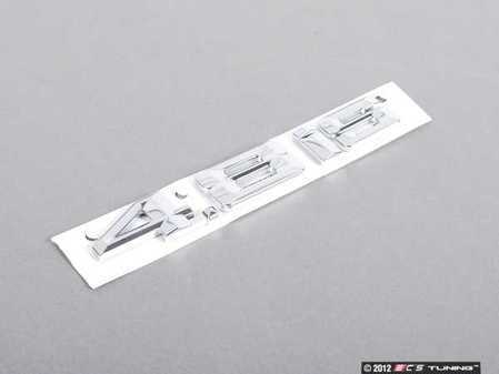ES#79288 - 51147138627 - E53 X5 4.8is Emblem - Driver Side (Left) - Stick on emblem - Genuine BMW - BMW