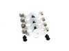 ES#1303018 - ECS4275KT-ASLV - Coil Pack Hold Down Kit - Silver - A creative & attractive solution for your coil pack "popping" problem - ECS - Audi Volkswagen