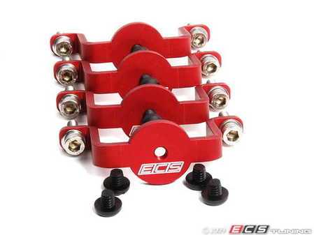 ES#1303016 - ECS42725KT-ARED - Coil Pack Hold Down Kit - Red - A creative & attractive solution for your coil pack "popping" problem - ECS - Audi Volkswagen
