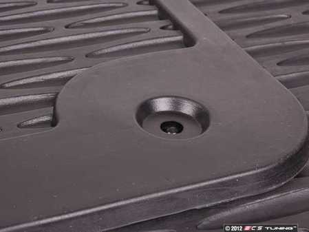 ES#196823 - 82559408540 - Black Rubber Floor Mats - Front - All-weather protection for your BMW's carpet - Genuine BMW - BMW