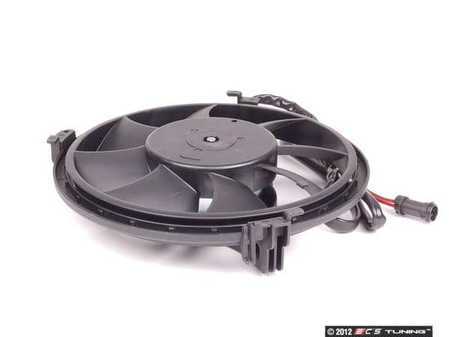 ES#2561968 - 8D0959455C - Auxiliary Fan Assembly - 280mm - 300W with round 2 pin connector, Valeo style fans - Metrix - Audi Volkswagen