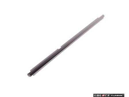 ES#255192 - 51357220190 - E90 Gloss Black Channel Cover/Seal - Rear Right - Seals the space between the window and the door - Genuine BMW - BMW