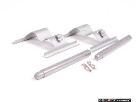ES#1446245 - 95535296000 - Brake Pad Hardware Kit - Easy install, includes pair of pins, expanding springs, and securing clips - Genuine Porsche - Porsche