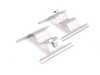ES#1446245 - 95535296000 - Brake Pad Hardware Kit - Easy install, includes pair of pins, expanding springs, and securing clips - Genuine Porsche - Porsche