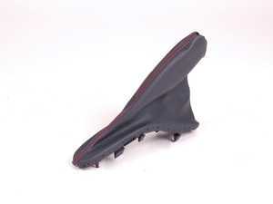 ES#62583 - 34426967671 - Emergency Brake Boot Leatherette JCW GP - Red/Black - (NO LONGER AVAILABLE) - Red seamed black e-brake boot - Genuine MINI - 