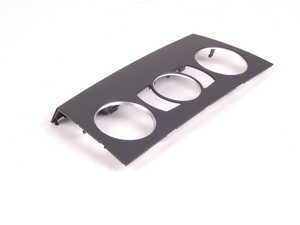 ES#119282 - 51459137561 - Air Conditioning Control Trim Panel - Pearlglanz Chrome - This is the trim panel that surrounds the air conditioning controls - Genuine BMW - BMW