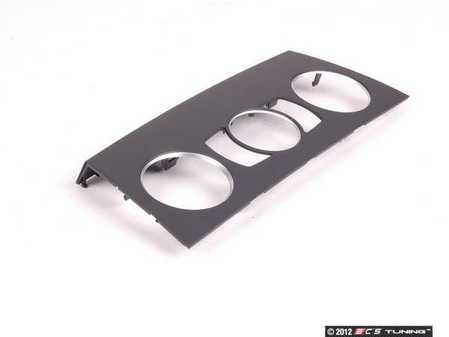 ES#119282 - 51459137561 - Air Conditioning Control Trim Panel - Pearlglanz Chrome - This is the trim panel that surrounds the air conditioning controls - Genuine BMW - BMW